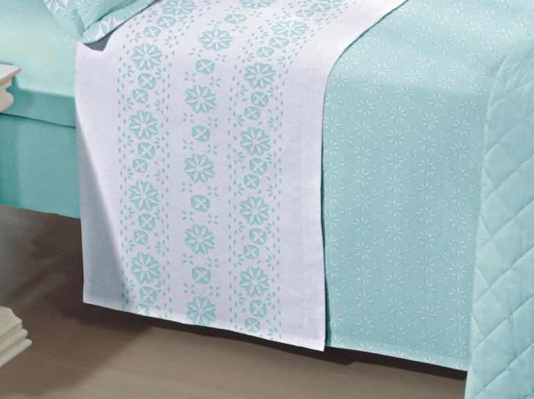 Jogo de Cama Queen Percal 180 fios 100% Algodo - Deva - Artex