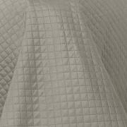 Kit: 1 Cobre-leito Casal Bouti de Microfibra Ultrasonic  + 2 Porta-travesseiros - Diamond Taupe - Dui Design