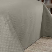 Kit: 1 Cobre-leito Casal Bouti de Microfibra Ultrasonic  + 2 Porta-travesseiros - Diamond Taupe - Dui Design