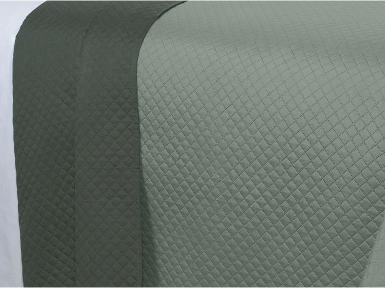 Kit: 1 Cobre-leito Queen Bouti de Microfibra Ultrasonic + 2 Porta-travesseiros - Diamond Confrei - Dui Design