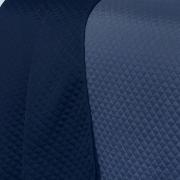Kit: 1 Cobre-leito Solteiro Bouti de Microfibra Ultrasonic + 1 Porta-travesseiro - Diamond Indigo - Dui Design
