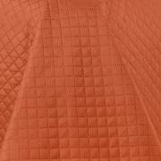 Kit: 1 Cobre-leito Solteiro Bouti de Microfibra Ultrasonic + 1 Porta-travesseiro - Diamond Laranja - Dui Design