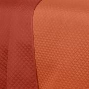 Kit: 1 Cobre-leito Solteiro Bouti de Microfibra Ultrasonic + 1 Porta-travesseiro - Diamond Laranja - Dui Design