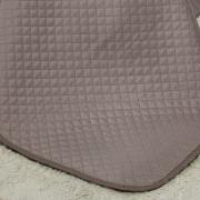 Kit: 1 Cobre-leito Casal Bouti de Microfibra Ultrasonic  + 2 Porta-travesseiros - Diamond Noz Moscada - Dui Design