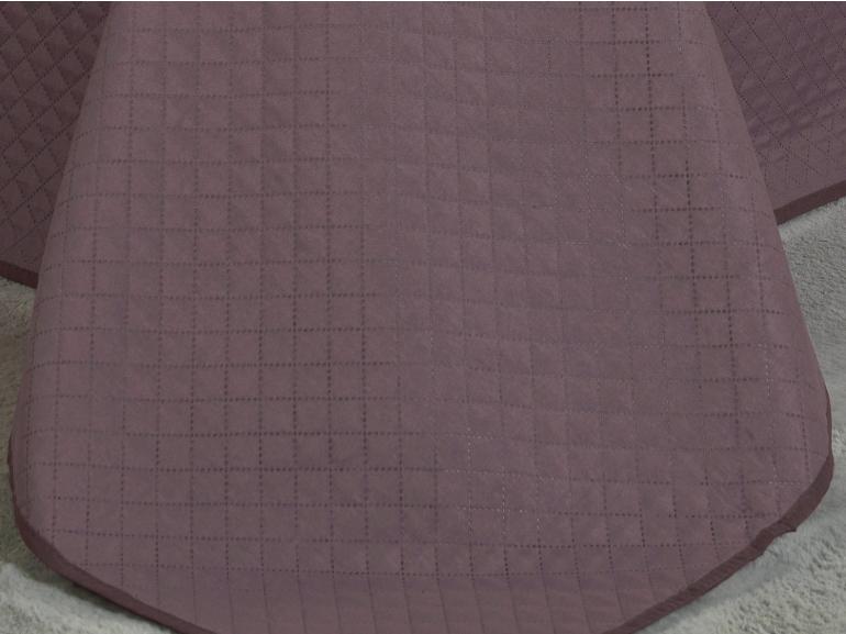 Kit: 1 Cobre-leito Casal Bouti de Microfibra Ultrasonic + 2 Porta-travesseiros - Diamond Uva - Dui Design