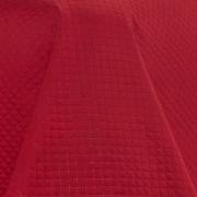Kit: 1 Cobre-leito King Bouti de Microfibra Ultrasonic  + 2 Porta-travesseiros - Diamond Vermelho - Dui Design