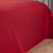 Kit: 1 Cobre-leito King Bouti de Microfibra Ultrasonic  + 2 Porta-travesseiros - Diamond Vermelho - Dui Design