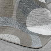 Kit: 1 Cobre-leito King Bouti de Microfibra Ultrasonic Estampada + 2 Porta-travesseiros - Dicaprio Taupe - Dui Design