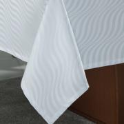Toalha de Mesa Fácil de Limpar Quadrada 4 Lugares 160x160cm - Dijon Branco - Dui Design
