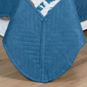 Kit: 1 Cobre-leito Solteiro Kids Bouti de Microfibra PatchWork Ultrasonic + 1 Porta-travesseiro - Dog Style - Dui Design