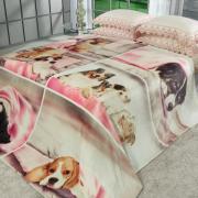 Cobertor Avulso Casal Flanelado com Estampa Digital 300 gramas/m - Dog Dream - Dui Design