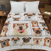 Cobertor Avulso King Flanelado com Estampa Digital - Dog Look - Dui Design