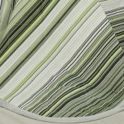 Kit: 1 Cobre-leito Solteiro + 1 Porta-travesseiro 150 fios - Doha Cinza e Verde - Dui Design