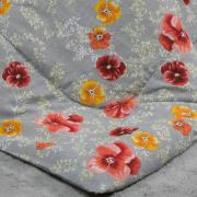 Enxoval King com Edredom 5 peas Percal 180 fios - Dora Cinza - Dui Design
