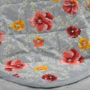 Enxoval King com Cobre-leito 7 peas Percal 180 fios - Dora Cinza - Dui Design