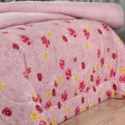 Edredom King Percal 180 fios - Dora Rosa - Dui Design