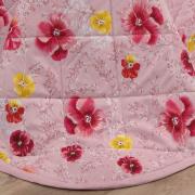 Enxoval Queen com Cobre-leito 7 peas Percal 180 fios - Dora Rosa - Dui Design