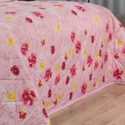 Enxoval Queen com Cobre-leito 7 peas Percal 180 fios - Dora Rosa - Dui Design