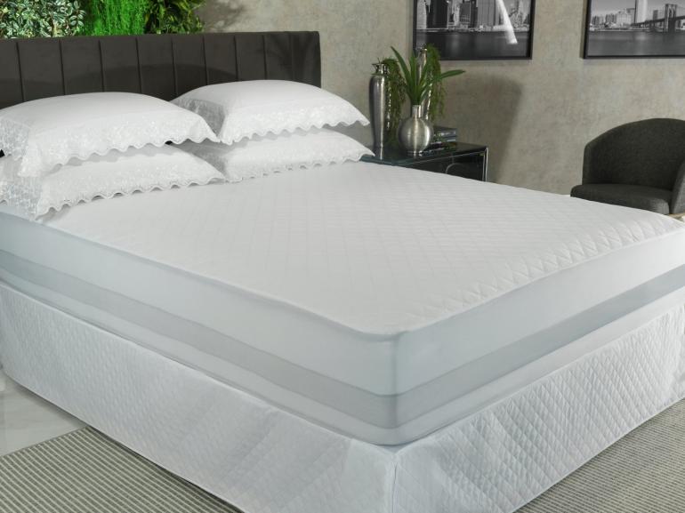 Cama Box com Colchão Queen Size King Koil Extended Life Látex