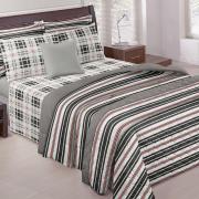 Jogo de Cama Casal 150 fios 100% Algodo - Dustin - Santista