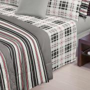 Jogo de Cama Casal 150 fios 100% Algodo - Dustin - Santista