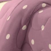 Edredon Casal Dupla-face Plush de Microfibra - Po Rosa Antigo - Hedrons