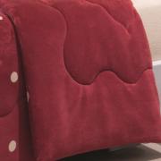 Edredom Casal - Plush Po Vermelho - Hedrons