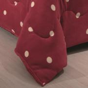 Edredom Casal - Plush Po Vermelho - Hedrons