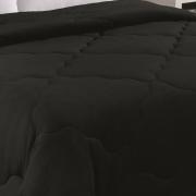 Edredom Solteiro - Plush Preto - Hedrons