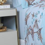 Jogo de Cama King 150 fios - Ellen Azul - Dui Design