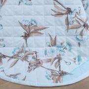 Enxoval King com Cobre-leito 7 pe�as 150 fios - Ellen Azul - Dui Design