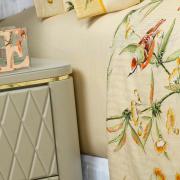 Jogo de Cama Casal 150 fios - Ellen Amarelo - Dui Design