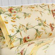 Jogo de Cama Casal 150 fios - Ellen Amarelo - Dui Design