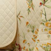 Enxoval Solteiro com Cobre-leito 5 peas 150 fios - Ellen Amarelo - Dui Design