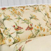 Enxoval Solteiro com Cobre-leito 5 peas 150 fios - Ellen Amarelo - Dui Design