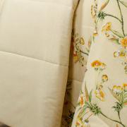 Edredom Solteiro 150 fios - Ellen Amarelo - Dui Design