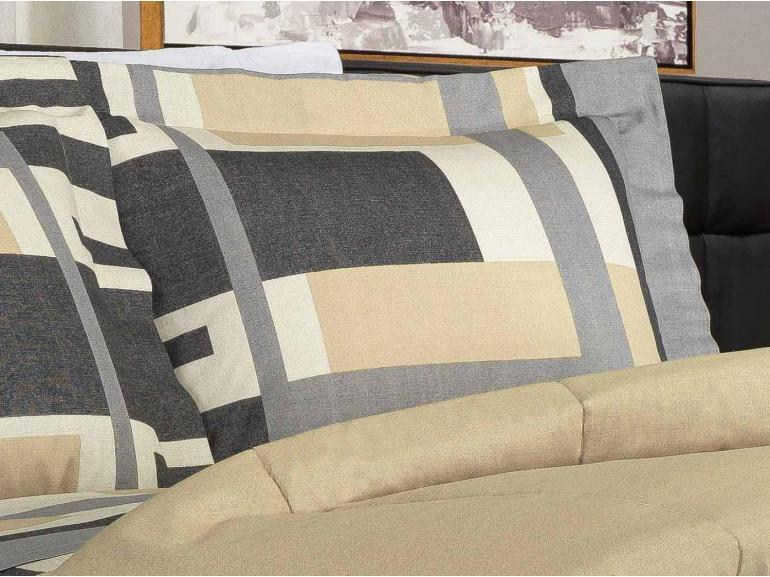 Jogo de Cama Queen 150 fios - Estocolmo Stone - Dui Design