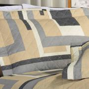 Enxoval Queen com Cobre-leito 7 peas 150 fios - Estocolmo Stone - Dui Design