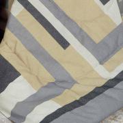 Enxoval Queen com Edredom 5 peas 150 fios - Estocolmo Stone - Dui Design