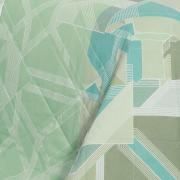 Kit: 1 Cobre-leito Solteiro + 1 Porta-travesseiro 150 fios - Ethos Verde - Dui Design