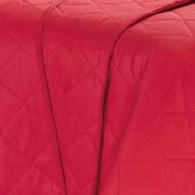 Kit: 1 Cobre-leito Casal + 2 Porta-travesseiros Percal 200 fios 100% Algodo - Everyday Vermelho - Dui Design