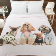 Cobertor Avulso Solteiro Flanelado com Estampa Digital - Fancy Pets - Dui Design