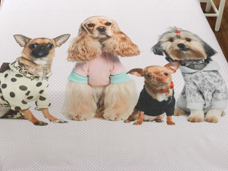 Cobertor Avulso Queen Flanelado com Estampa Digital - Fancy Pets - Dui Design