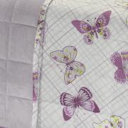 Cobredom Solteiro Plush - Farfalla - Dui Design