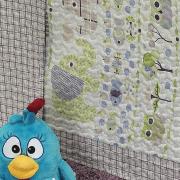 Kit: 1 Cobre-leito Solteiro Bouti de Microfibra PatchWork + 1 Porta-travesseiro - Fazendinha - Dui Design