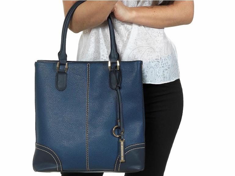 Bolsa Alongada - Ferrete Azul - David Jones Paris