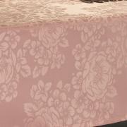 Toalha de Mesa Fácil de Limpar Retangular 8 Lugares 160x270cm - Fiore Rosa Velho - Dui Design