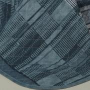 Kit: 1 Cobre-leito Casal + 2 Porta-travesseiros Percal 180 fios - Flash Azul - Dui Design