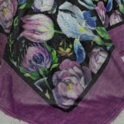 Cobertor Avulso Casal Flanelado com Estampa Digital 260 gramas/m² - Floral Art - Dui Design