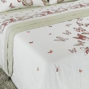 Jogo de Cama Queen Percal 200 fios 100% Algodo - Fly Rosa - Dui Design